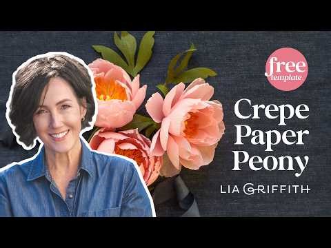 How to Make Crepe Paper Coral Charm Peony Flowers