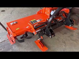 New technology Side Shift Rotavator for Orchards of Oranges and Lemmon.