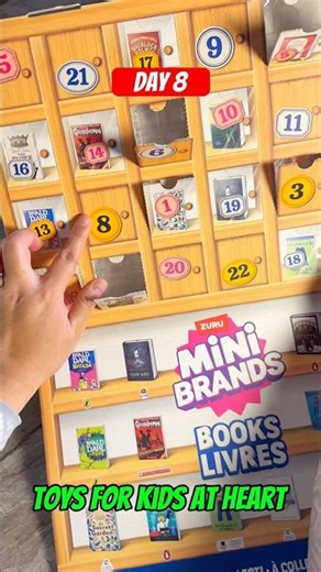 🎄🎁 Opening DAY 8 of MINI BRANDS BOOKS ADVENT CALENDAR #ASMR #adventcalendar #minibrands #toys