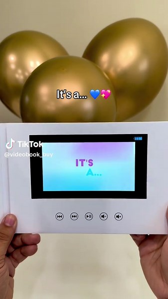 Every mom needs this video book for baby shower 💕💙 #genderreveal #itsagirl #genderrevealparty #genderrevealideas #genderrevealworld The best video book for gender reveal