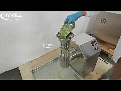 Lab-Scale Rotary Granulator for Wet Powder Granulation | Small Granulation Machine Demo