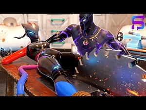 BLACK PANTHER SAVES LYNX'S LIFE.... ( Fortnite Short )