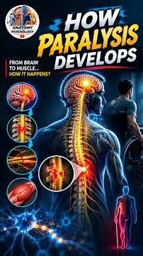 “How Paralysis Develops”🥲🤔#Paralysis #sciatica #HumanAnatomy #Shorts #MedicalAnimation #PSYCHOLOGY #