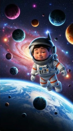 A Little Astronaut Lost in Space 🌌 | Magical Cartoon Adventure. #LittleAstronaut#SpaceAdventure#cat