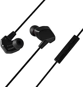Final VR3000 Gaming Earphones for Immersive Spacious Experience - Open World Adventure, Virtual Reality & Spatial Environments - in-Line Microphone and Controls - Black