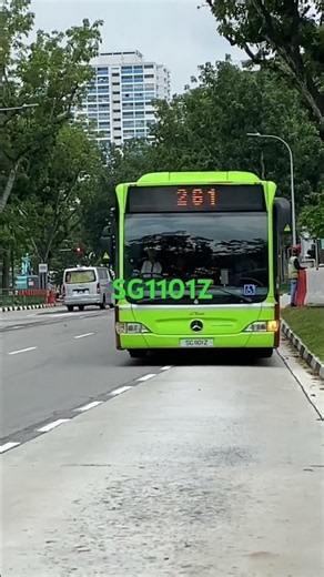 Mercedes Benz Citaro (Batch 3) SBS Transit - SG1101Z on service 261 (perm 70) arrived at Block 443