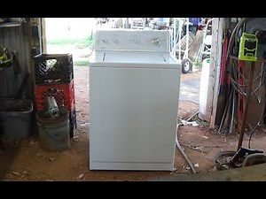 Scrapping out a Washing Machine for Copper and Aluminum