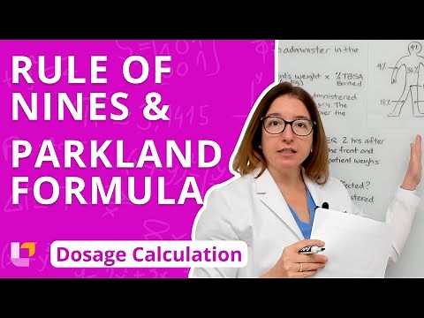 Rule of Nines and Parkland Formula: Dosage Calculation for Nursing Students | @LevelUpRN