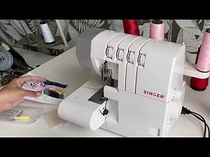 COMO REGULAR O PONTO DA OVERLOQUE DOMESTICA SINGER.
