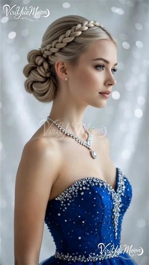 Precioso Peinado de Ensueño.✨️#peinados #hairstyle #bridehairstyle #graduation #beauty #shorts