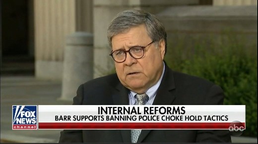 BARR CONTRADICTS TRUMP BUNKER STORY: After Attorney General William Barr directly contradicted Pres. Trump's claim that he went to a White House bunker for an "inspection" last Friday night during large protests outside, the co-hosts weigh in. https://abcn.ws/3cO8iEL | The View