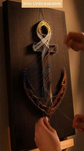 Anchor Strength String Art