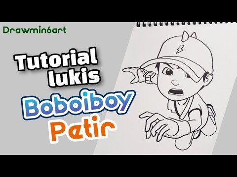 Boboiboy Petir | ​How to Draw BoBoiBoy lightning (Easy Pencil Method for Beginners)