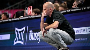 Oklahoma State basketball coach Steve Lutz breaks down Big 12 loss to TCU