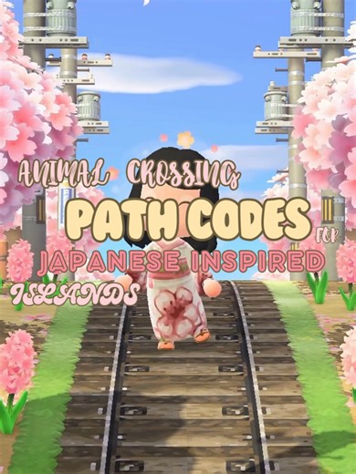 🌸🍙🍡 Path Codes for Japanese Inspired Islands ♡ Animal Crossing Inspo Series 🌸🍙🍡 #animalcrossing #japanese