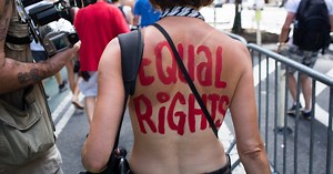 Women, and Men, Doff Their Shirts Around the World for 'Go Topless Day'