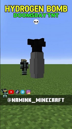 Epic Hydrogen Bomb TNT in Minecraft!