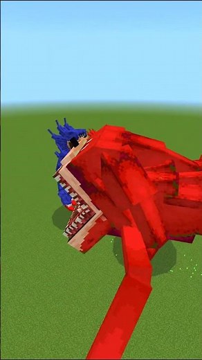 Shin Sonic Final Form addon in Minecraft Bedrock