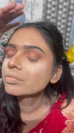 9 of March, my real Beautiful bride❤️Booking your special day, call me 7003204974#bridelmakup #yt