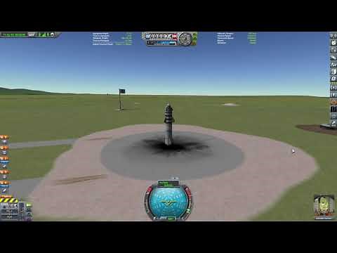 KSP in 2021 Episode 3: Run Test and Sub-orbital Flight