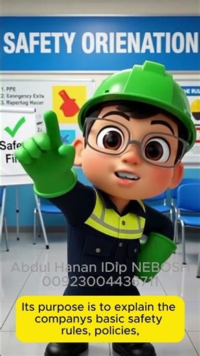 What is a Safety orientation