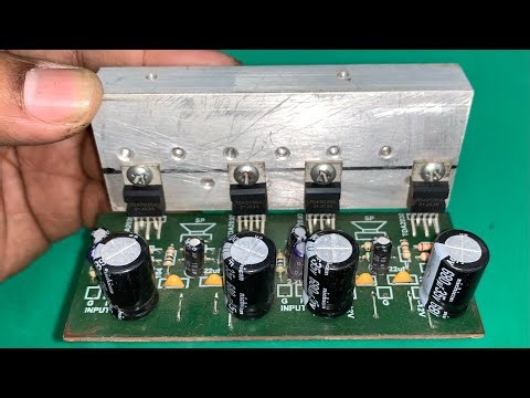 Mini amplifier circuit diagram using TDA2030