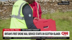 Royal Mail launches the UK's first drone delivery service in Scotland
