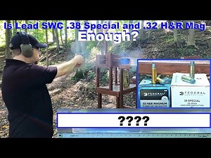 Is Lead SWC .38 Special and .32 H&R Mag Enough? Non Hollow Point Lead Ammo Test