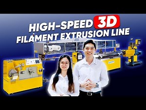 NEW High-Speed 3D Filament Extrusion Line