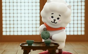 【BTS】[IncheonAirport x BT21] 广告，吃米笑死我了hhhh
