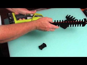 Change blades on Ryobi trimmer