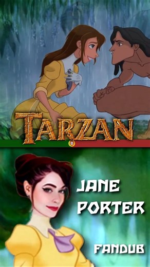 Jane Porter #fandub from #Disney's #Tarzan 🦍🌿 in EU Portuguese 🇵🇹 #CatRoxMusic #fãdobragem