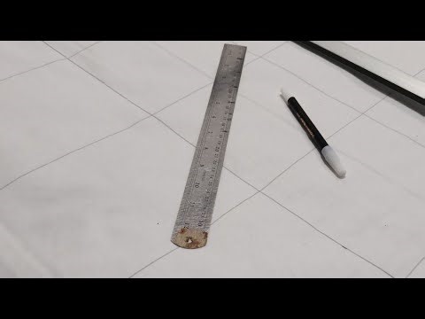 Draw cool patterns with just a pencil & ruler! (Very Easy) ‼️ #cuttingclotes