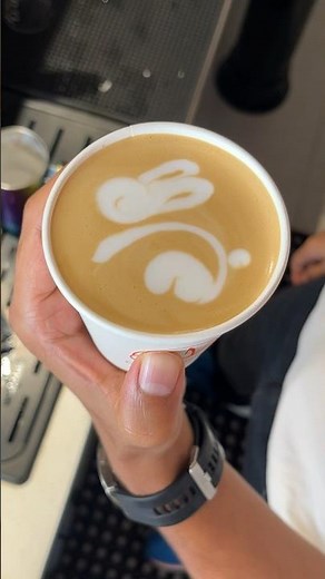 Drawing Latte Art Pattern | Rabbit 🐇 Latte Art !”