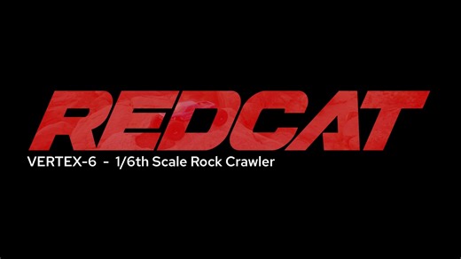 Introducing the all new, Large and in charge Redcat VERTEX-6 FEATURES: REDCAT VERTEX-6 1/6 Scale RTR 4WD Brushless Rock Crawler READY TO RUN: Includes Radio & Electronics PERFORMANCE-DRIVEN CHASSIS: Durable 4mm Ladder Frame Chassis w/ Exceptional Front-Weight Bias • Multiple Battery Mounting Options HEAVY DUTY SOLID AXLES: Reinforced w/ Steel Internal Axle Tubes For Strength • Hypoid-Cut Ring & Pinion Gears For High Torque Capability & Smooth Operation. DOUBLE CV JOINT: Ultra Smooth Articulation
