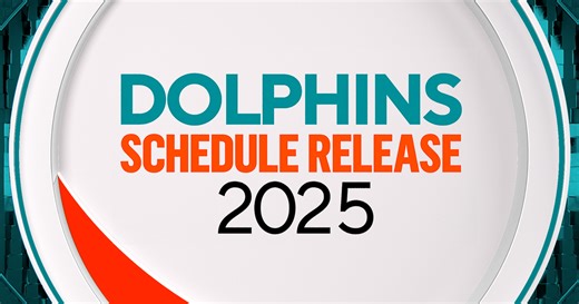 Miami Dolphins 2025 schedule revealed