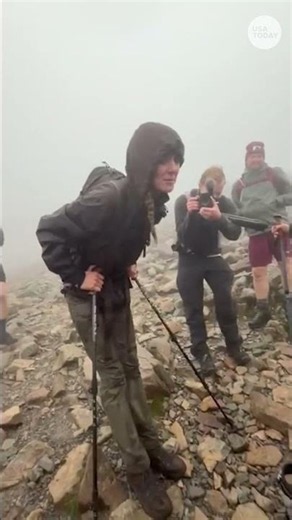 Princess Kate greets child while completing Three Peaks challenge