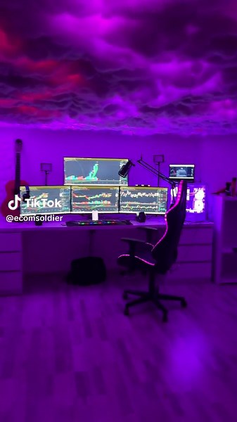 High-Tech Trading Setup for Financial Analysis