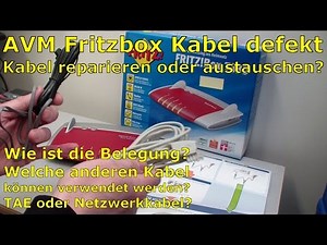 AVM DSL Kabel defekt? Gegen TAE-Kabel tauschen?