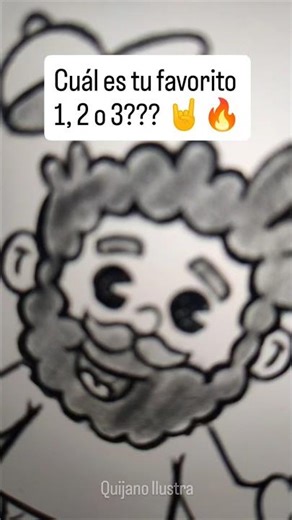 Cuál es tu favorito 1, 2 o 3??? 🤘🔥 #affinity #procreate #drawing #streetart