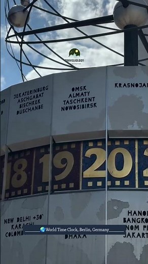Weltzeituhr | Mind Jolting Creativity | World Time Clock Berlin | Traveliology Wonders | Germany