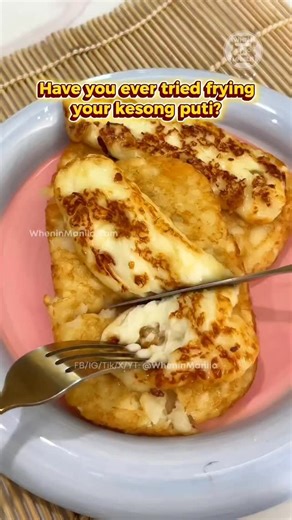 Fried Kesong Puti Hack: We tried adding Truffle Oil to this Filipino Cheese! 🇵🇭🧀 #hack #food #cooking #snack #pinoy | When In Manila