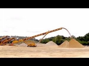 Tracked Sand Screening & Stockpiling Installation