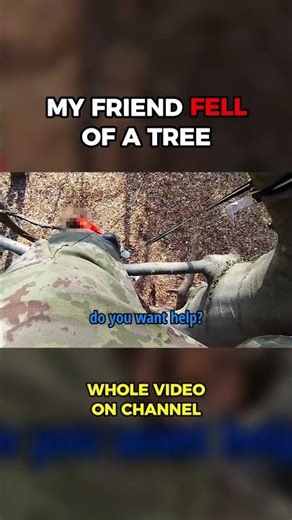 he TIED a rope around HIS LEG