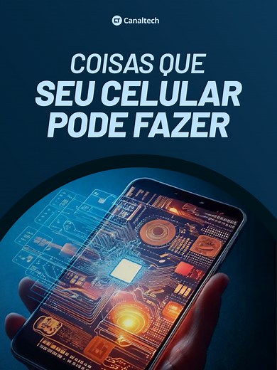 Você sabia disso tudo? Quer saber mais coisas que seu celular pode fazer? Assista nosso vídeo completo no canal do YouTube. Link na bio. #canaltech #celulares #tecnologia #CuriosidadesTech