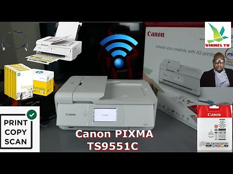 Canon PIXMA TS9551C All-In-One A3 Wireless Wi-Fi Printer Overview