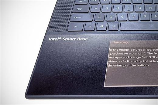 Intel Smart Base Teases the Future of Laptops with an Integrated E-Ink Touchpad