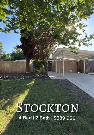 Stockton Home Opportunity Under $400k