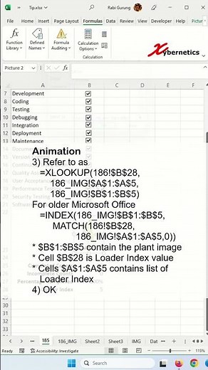 Progress tracker with animated image in Excel - PART 3 - Excel Tips and Tricks