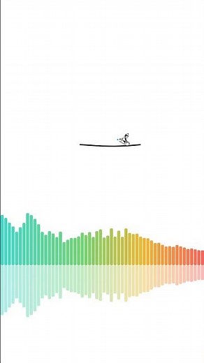 Line Rider On Loop #linerider #satisfying